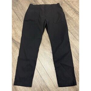 Eddie Bauer Women's Horizon Straight Ankle Pants, Black, Size 8